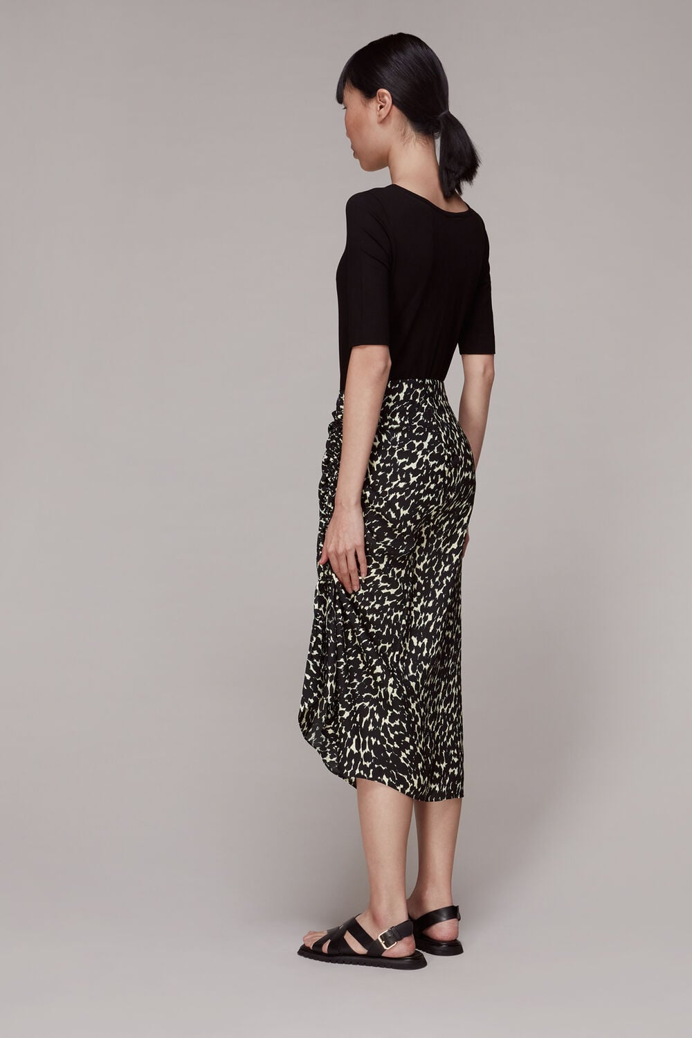Sahara Cat Ruched Skirt