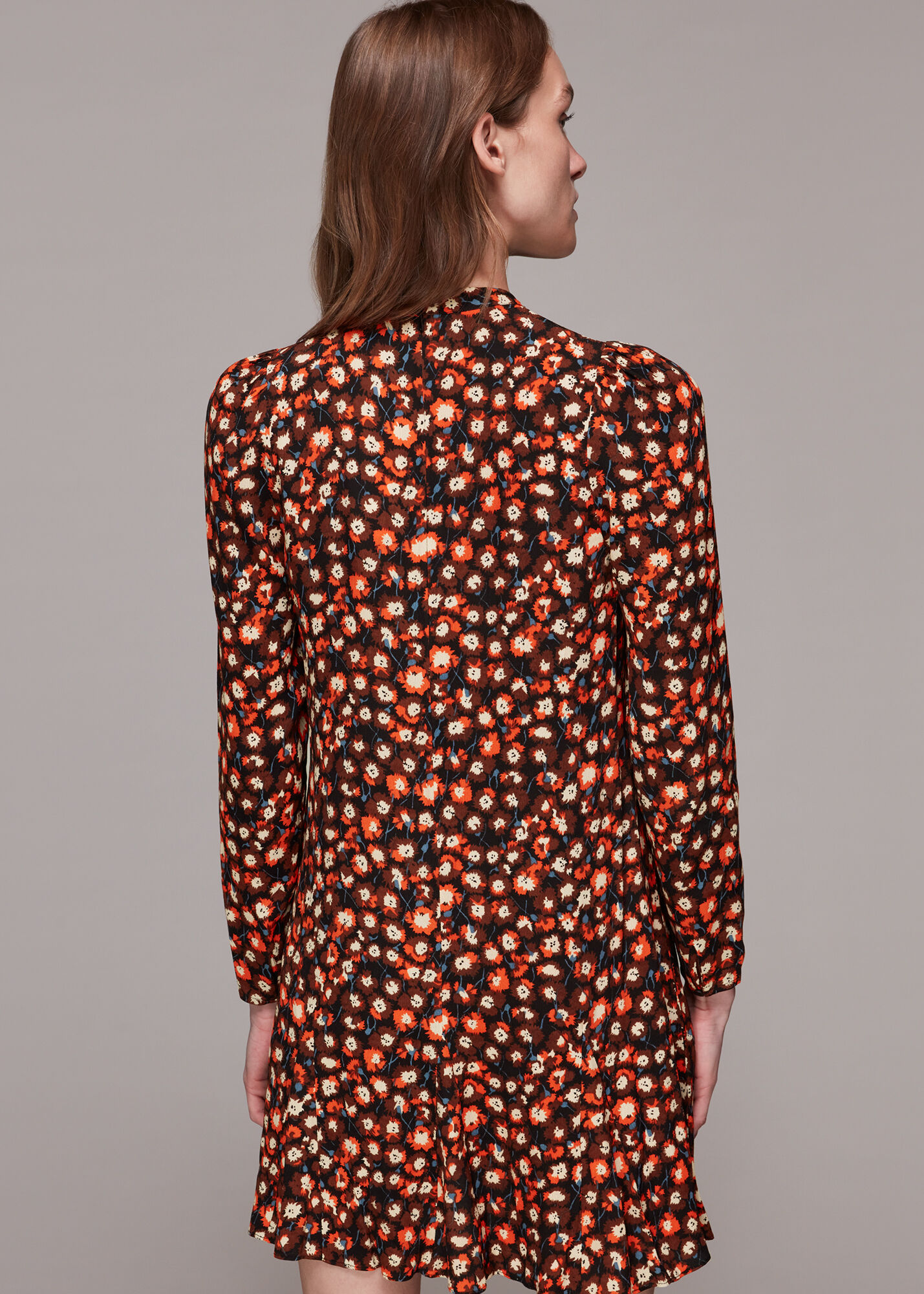 Red/Multi Millie Dandelion Floral Dress WHISTLES