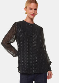 Metallic Stripe Shirt