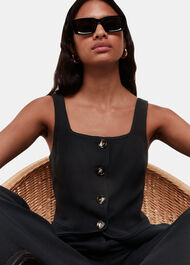 Sofia Crepe Waistcoat