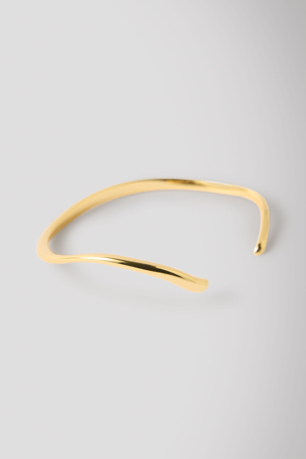 Gold Simple Wave Bangle