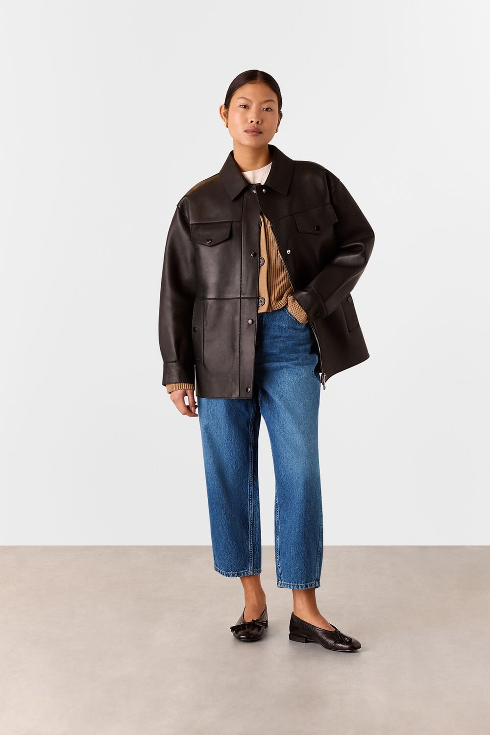 Petite Authentic Barrel Leg Jean