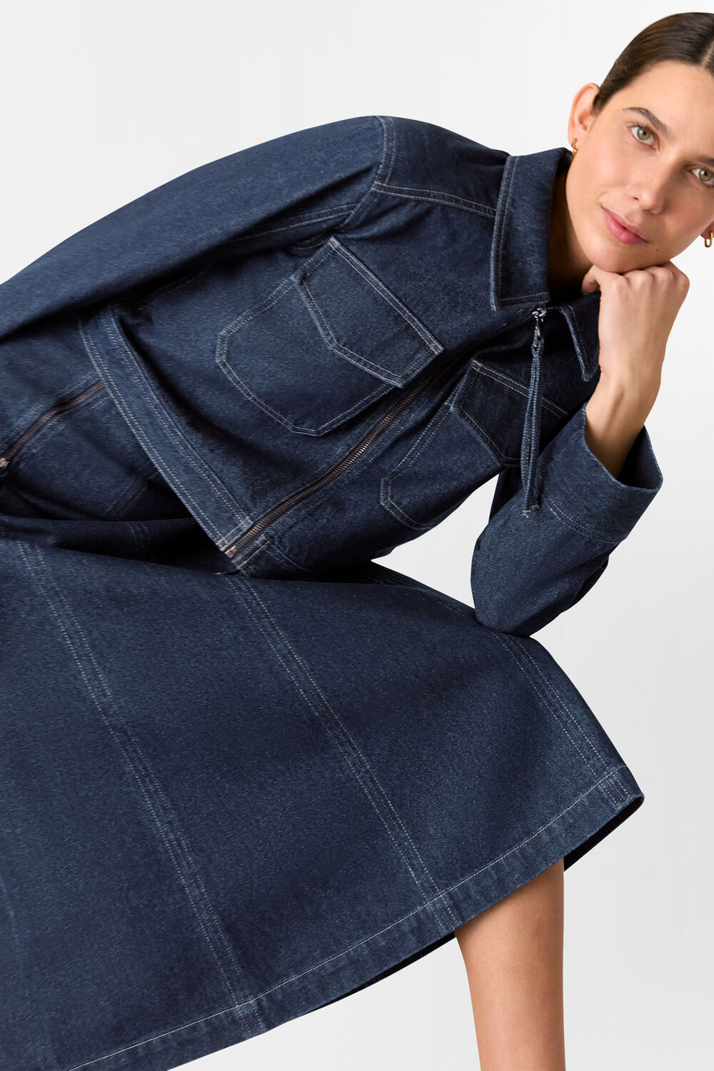 Suzana Western Denim Jacket