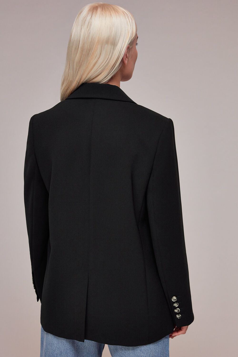 Petite Crepe Boyfriend Blazer