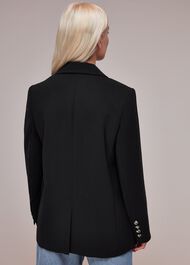 Petite Crepe Boyfriend Blazer