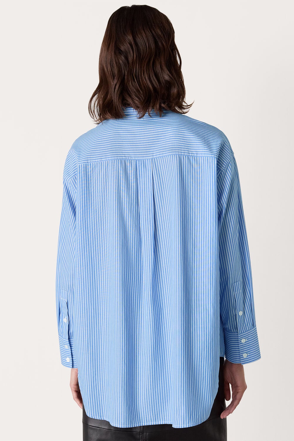 Blue Stripe Oversized Shirt