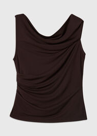 Drape Neck Jersey Top