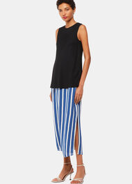 Eliza Stripe Printed Skirt