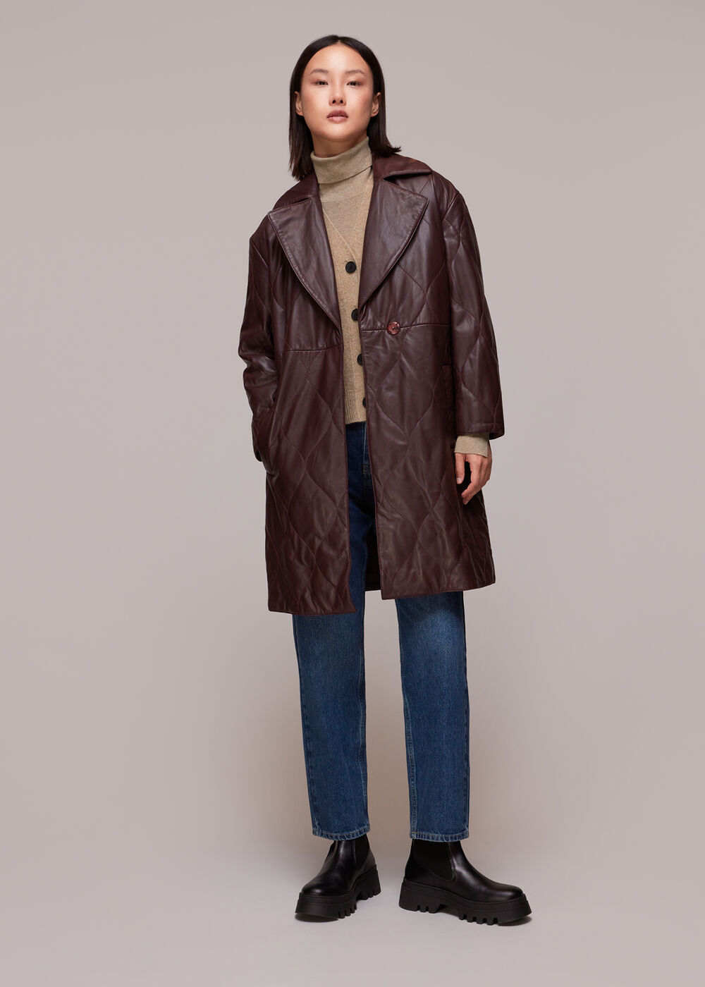 Button Through Wool Tank