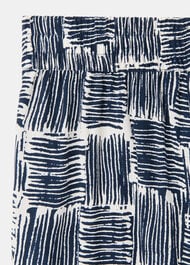 Hatch Squares Cropped Trouser
