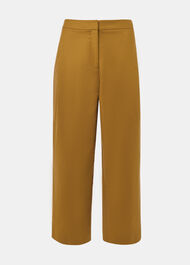 Side Pleat Tapered Trouser