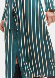 Petite Alex Stripe Shirt Dress