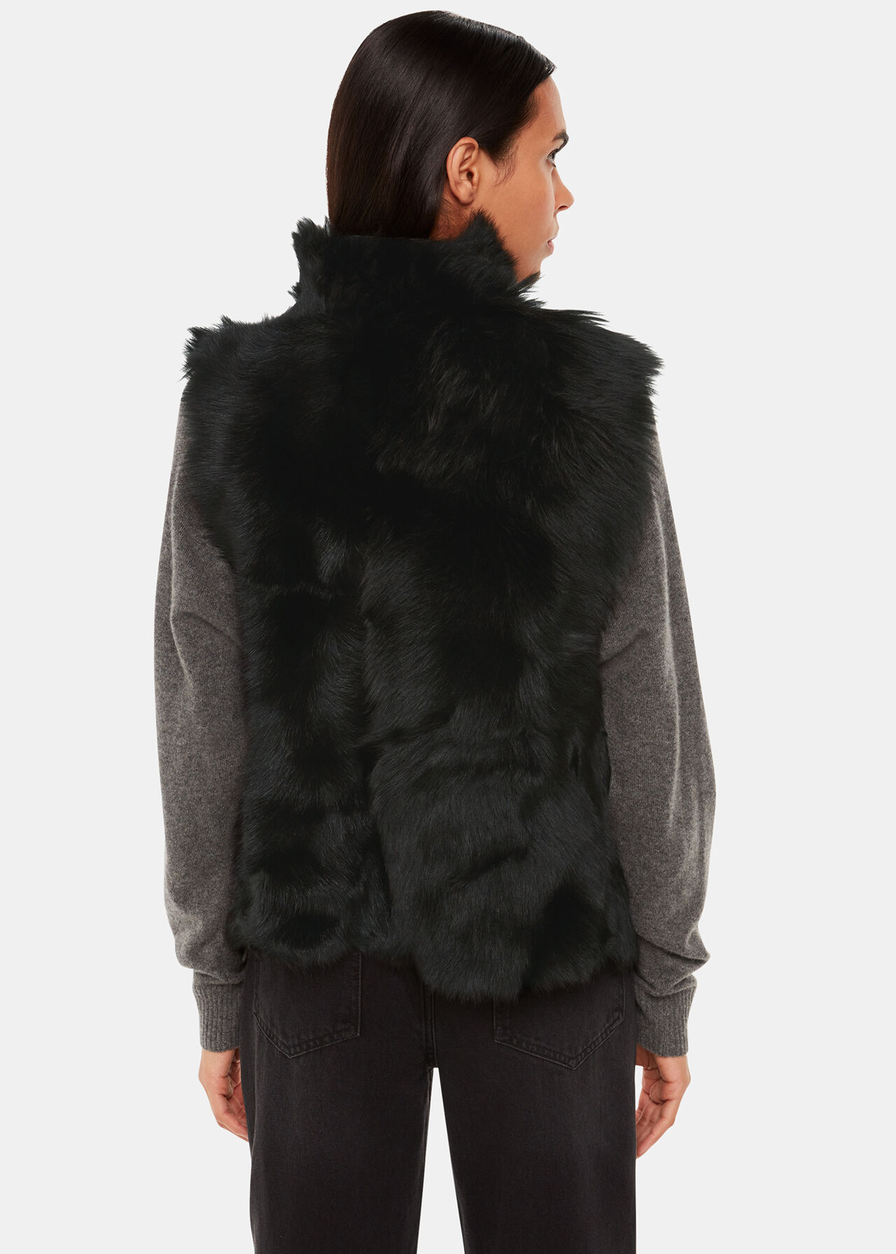 Short Toscana Sheepskin Gilet