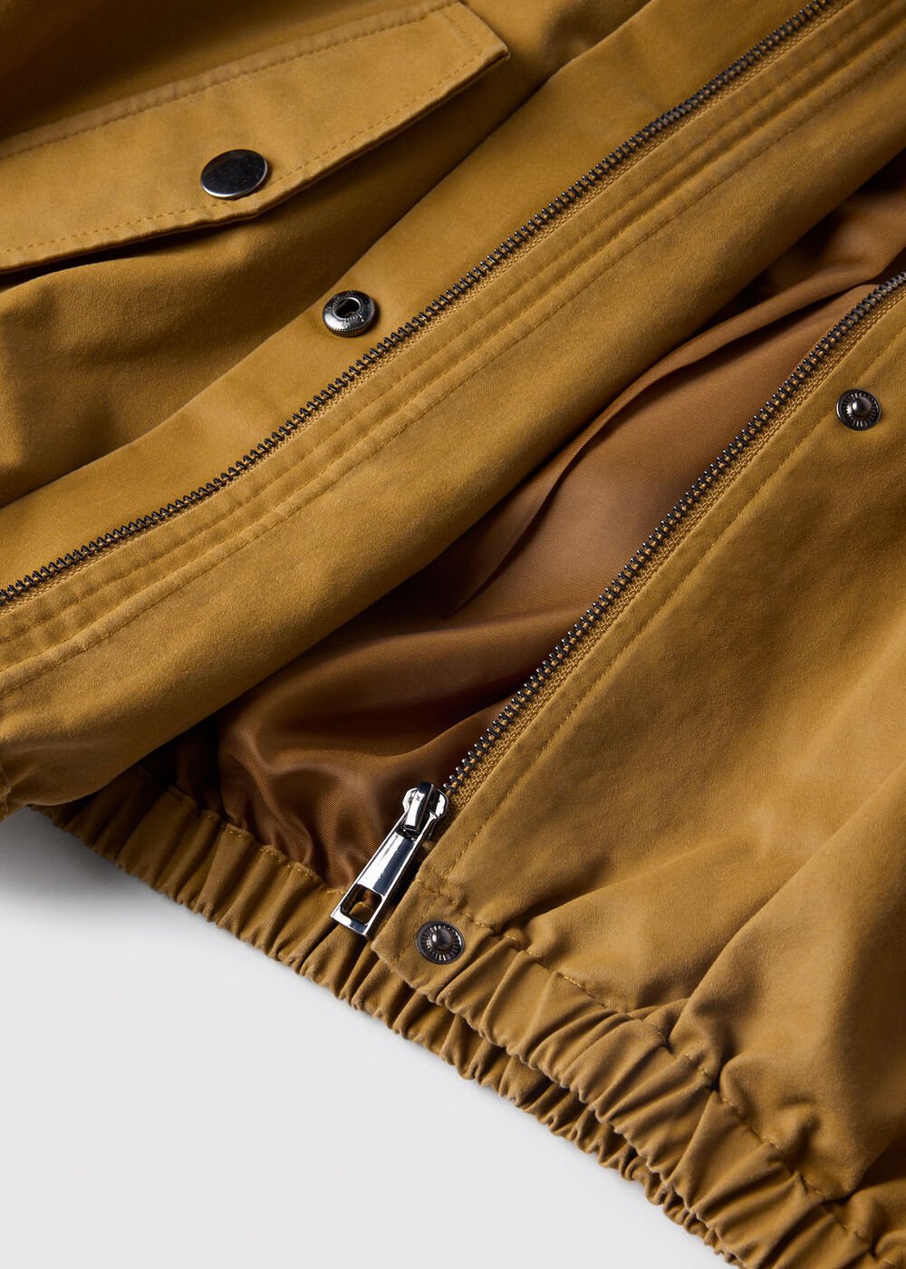 Wax Coated Bomber Jacket