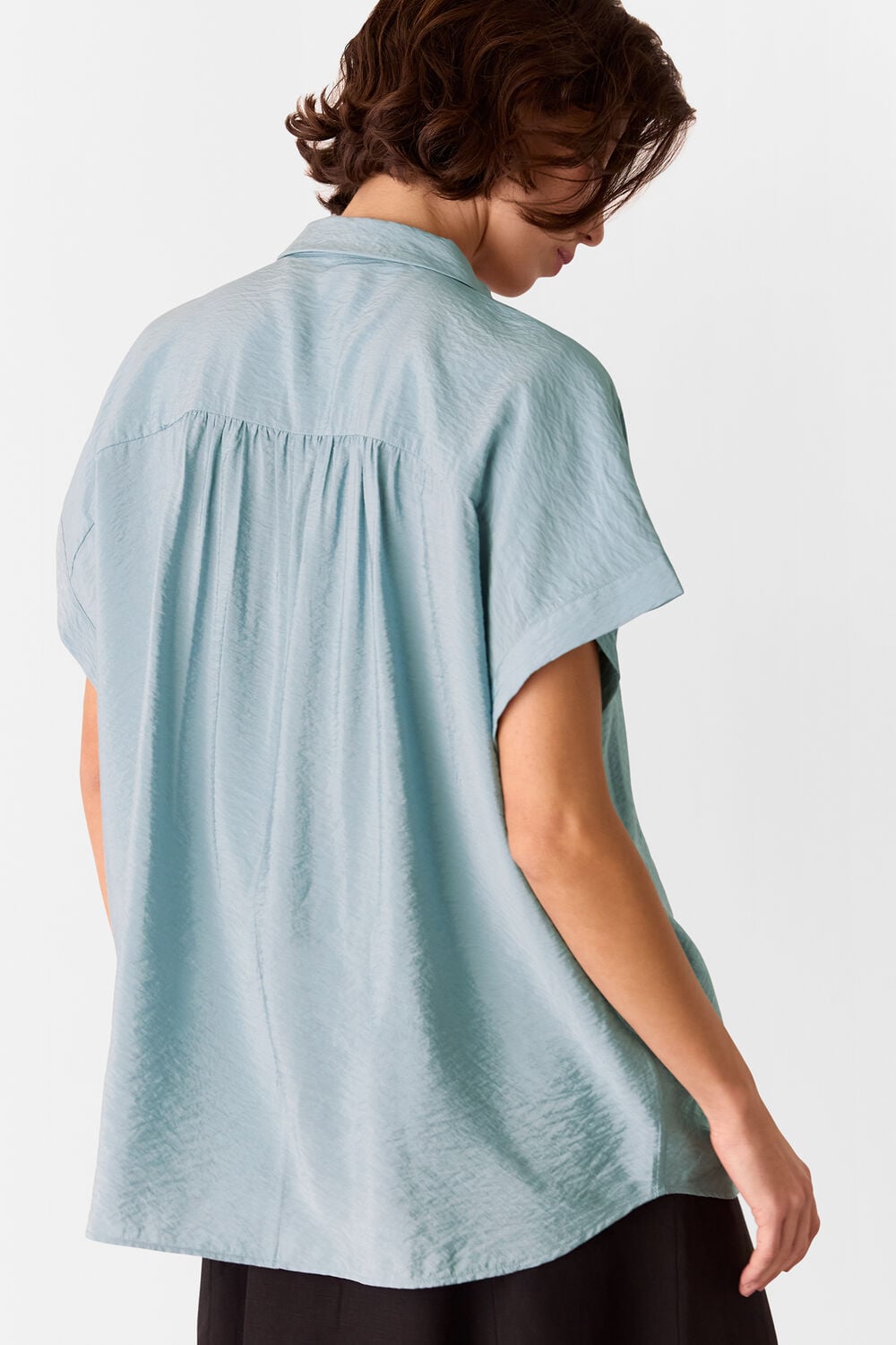 Pale Blue Button Up Nicola Shirt