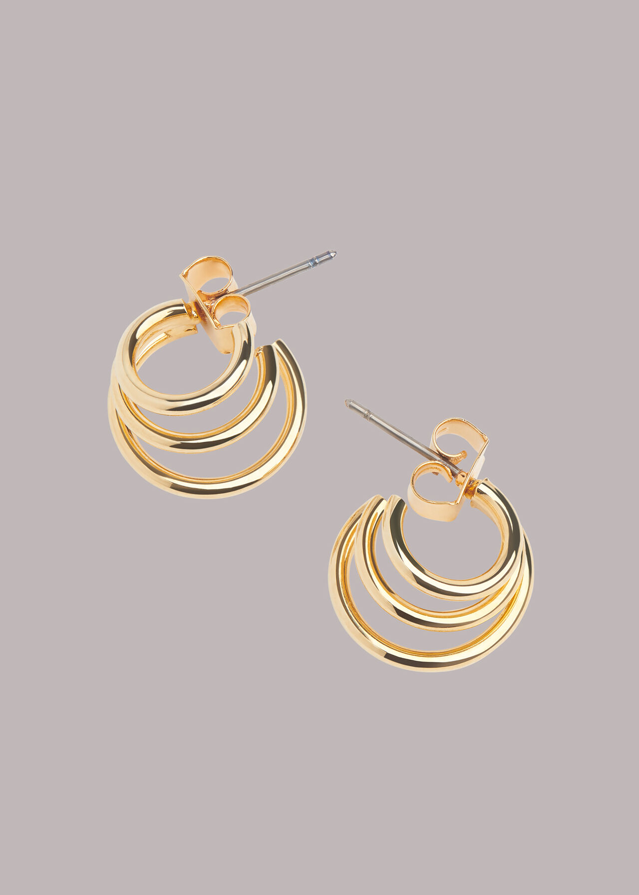 Triple Hoop Earring