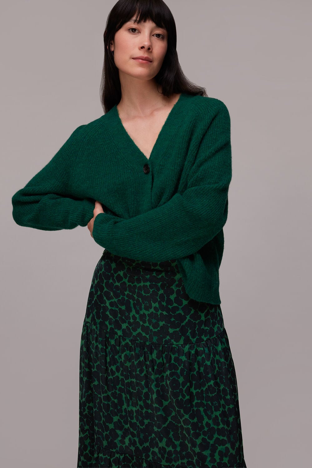 Smudge Animal Tiered Skirt
