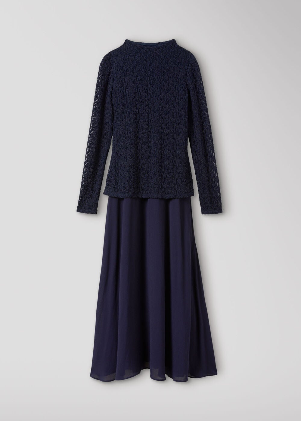 Textured Drop Waist Dress
