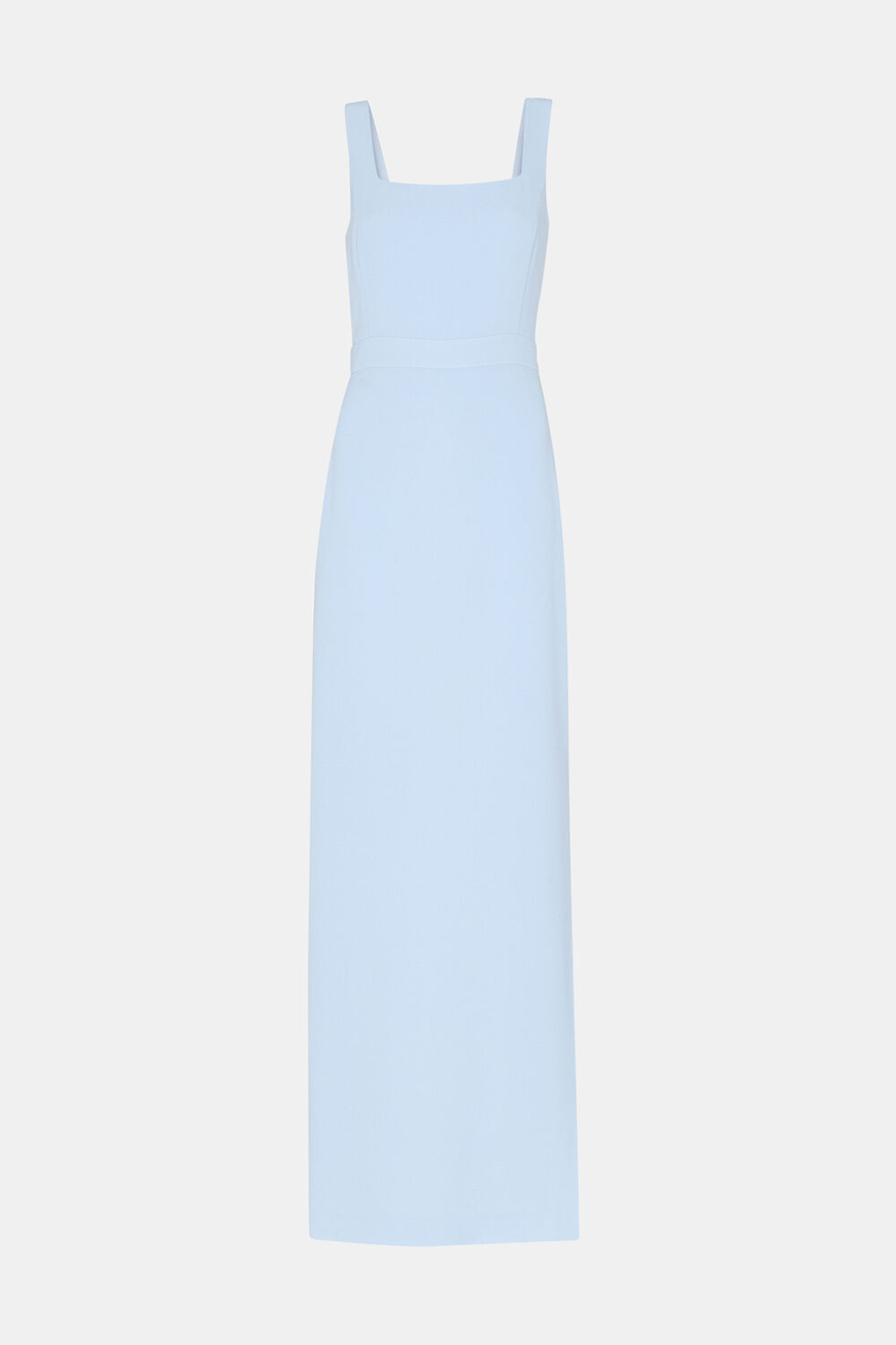 Pale Blue Mila Square Neck Maxi Dress
