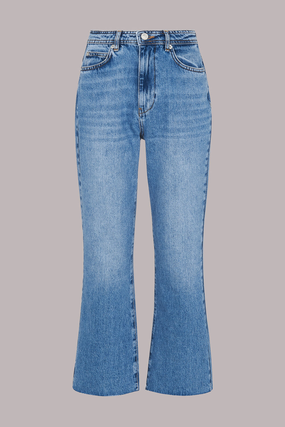 Light Wash Authentic Kick Flare Jean