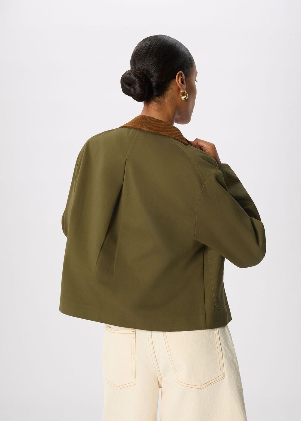 Corduroy Collar Jacket