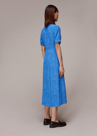 Peri Spotted Check Shirt Dress