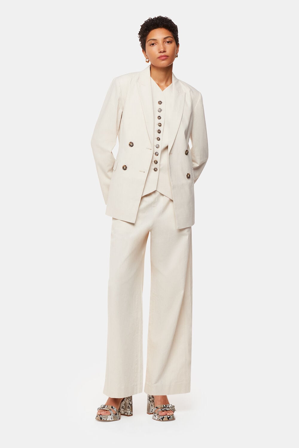 Lindsey Linen Blend Blazer