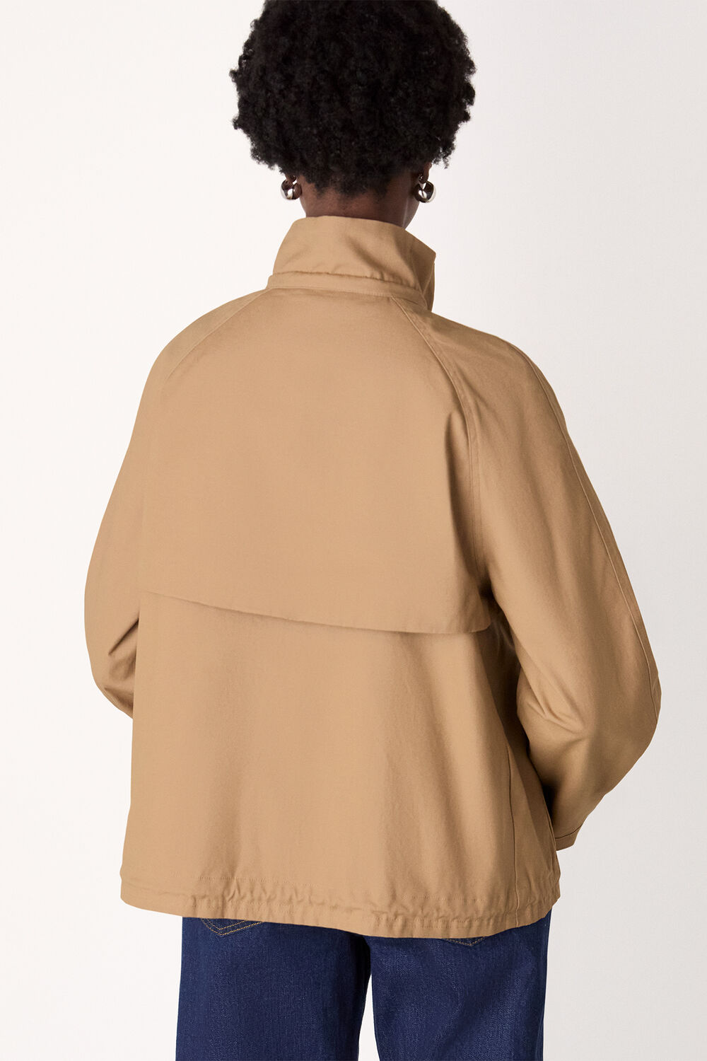 Funnel Neck Parka Jacket