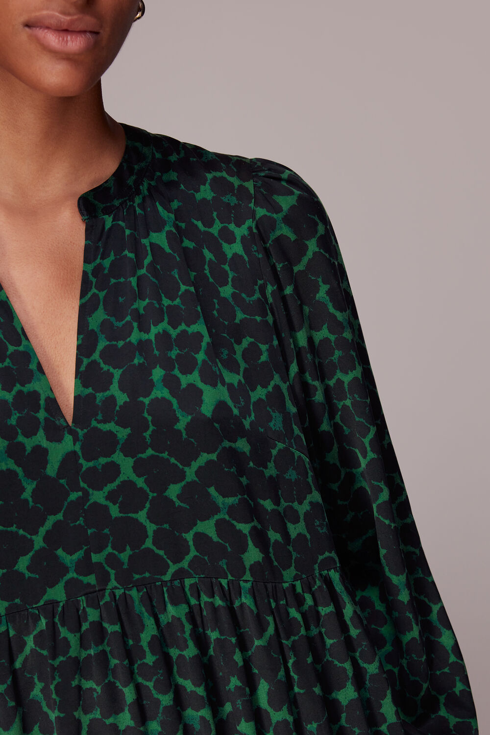 Smudge Animal Trapeze Dress