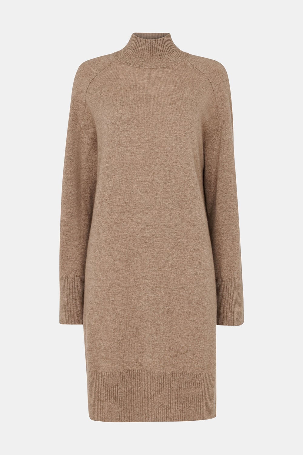 Cashmere Funnel Neck Dress
