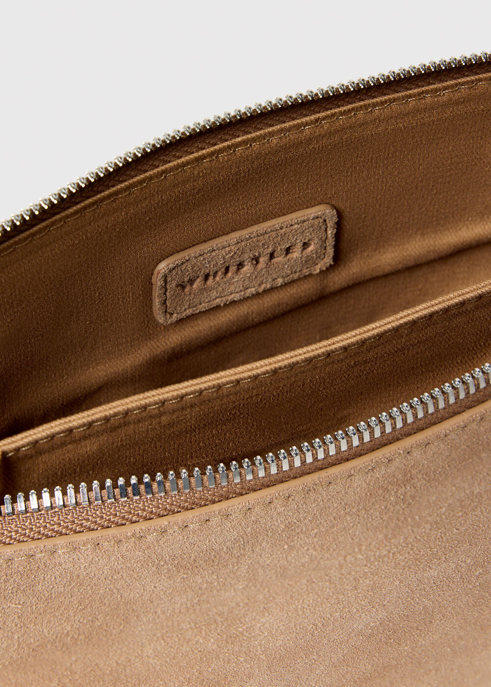 Elita Suede Pouch Clutch