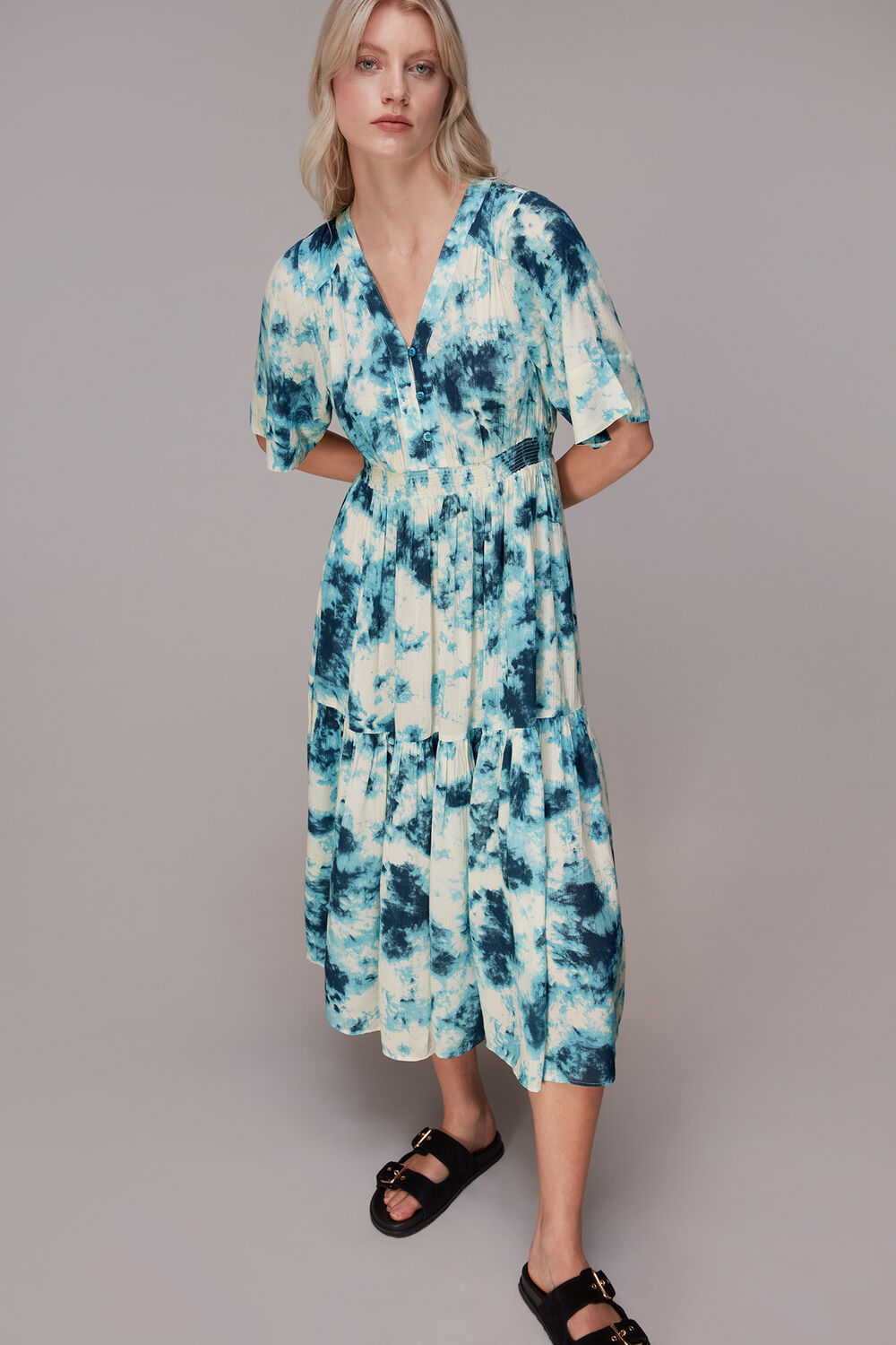 Bella Tie Dye Midi Dress