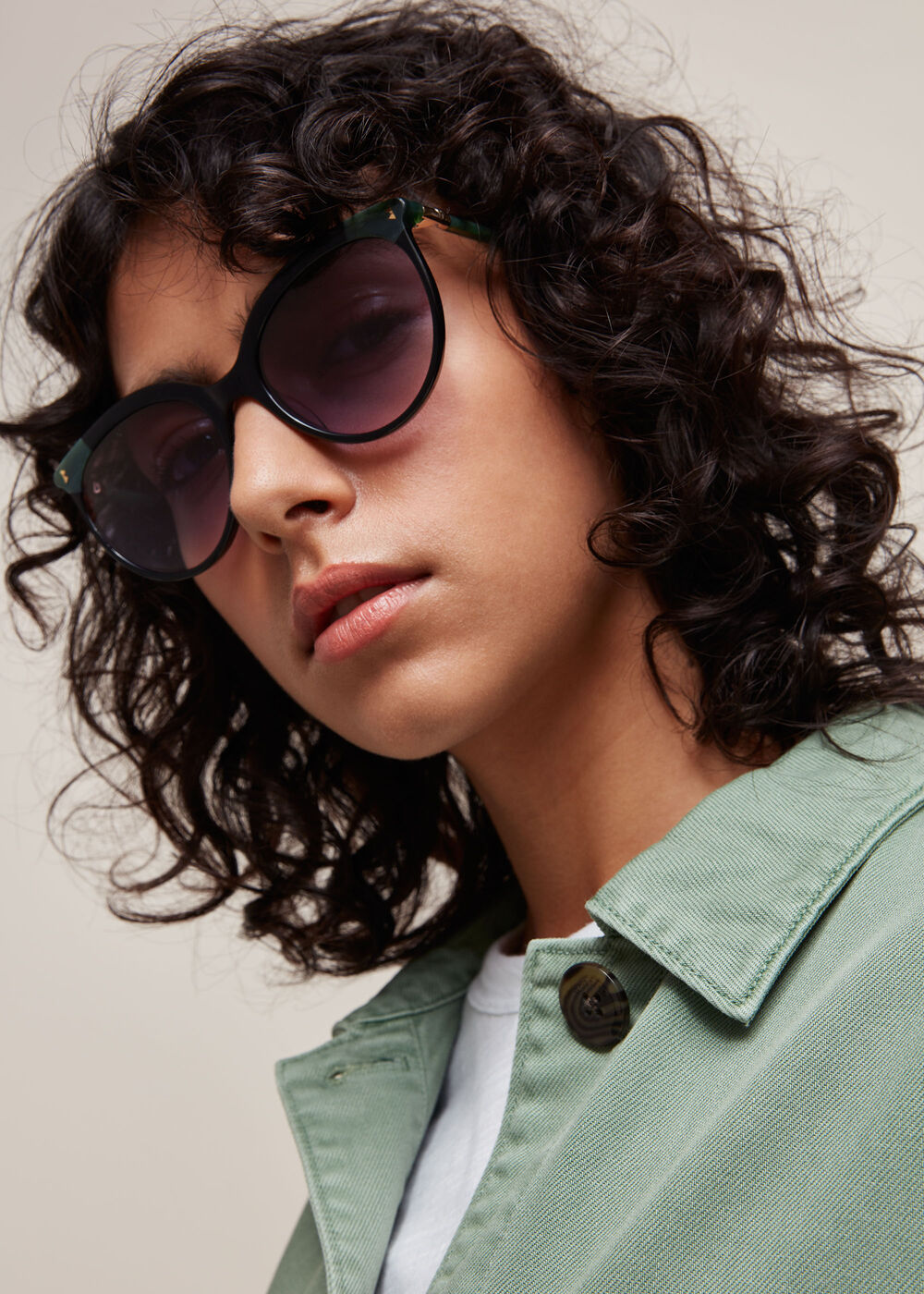Black Maya Cat Eye Sunglasses