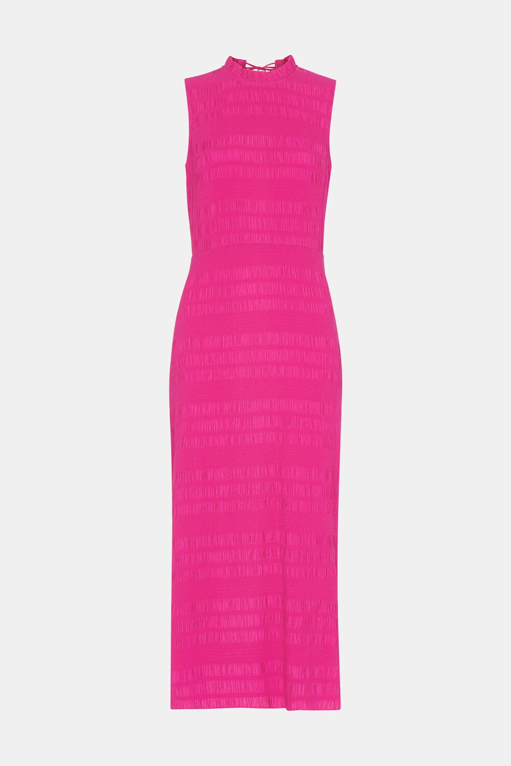 Maya Plisse Midi Dress