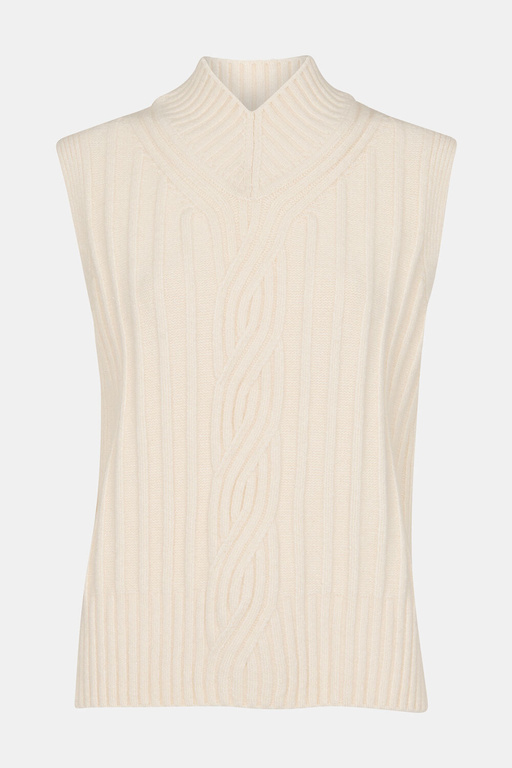 V Neck Cable Detail Tank