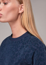 Smudge Animal Flocked Sweat