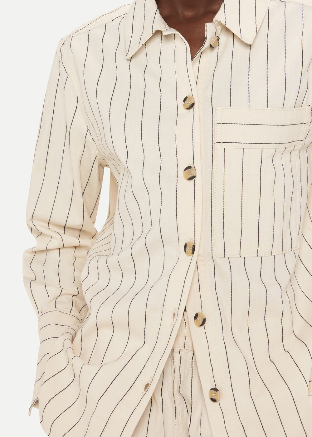Kwammie Striped Overshirt