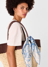 Rome Print Silk Scarf