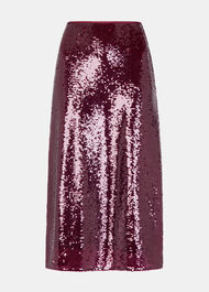 Sequin Midi Skirt