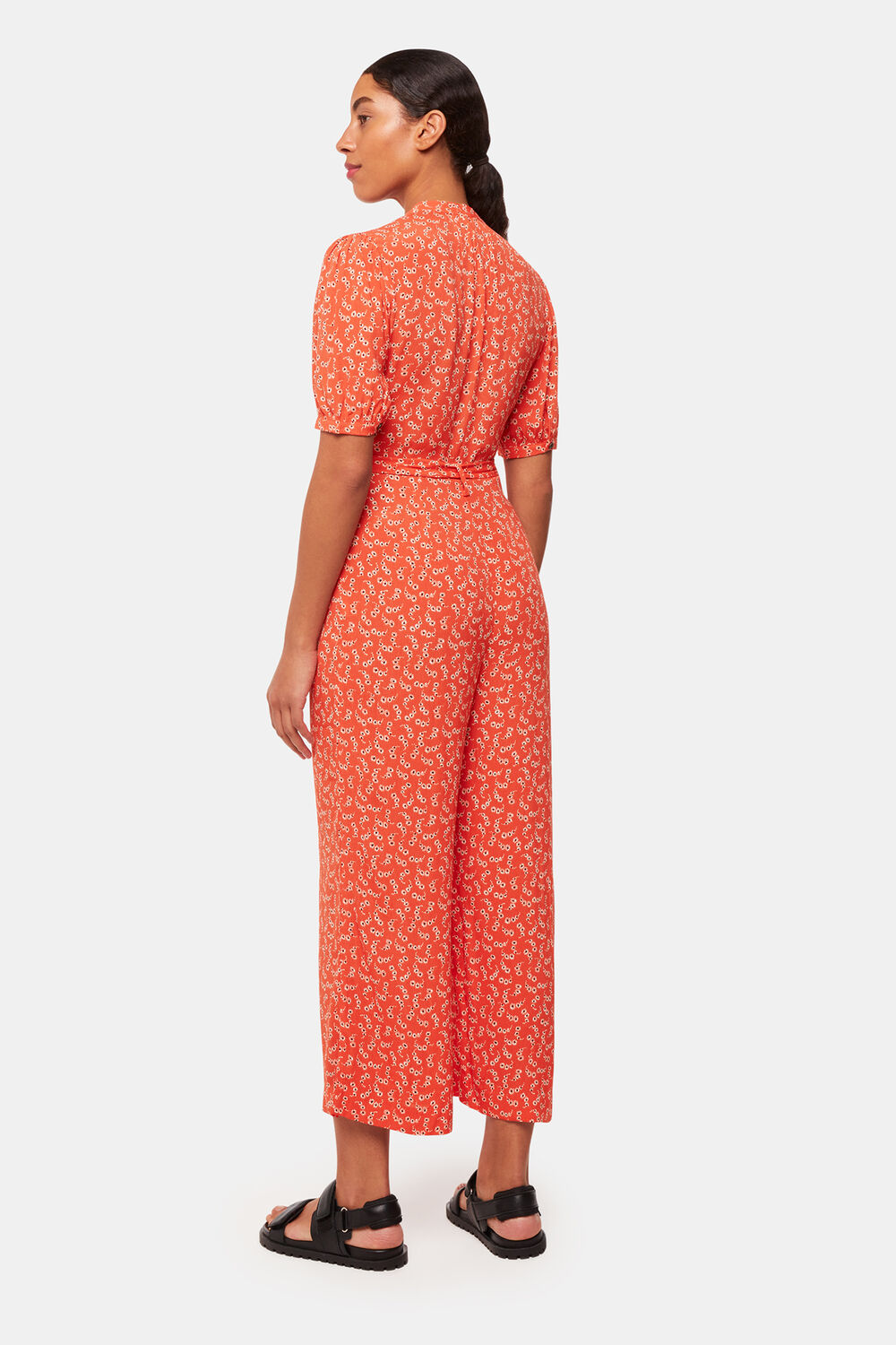 Micro Floral Jumpsuit