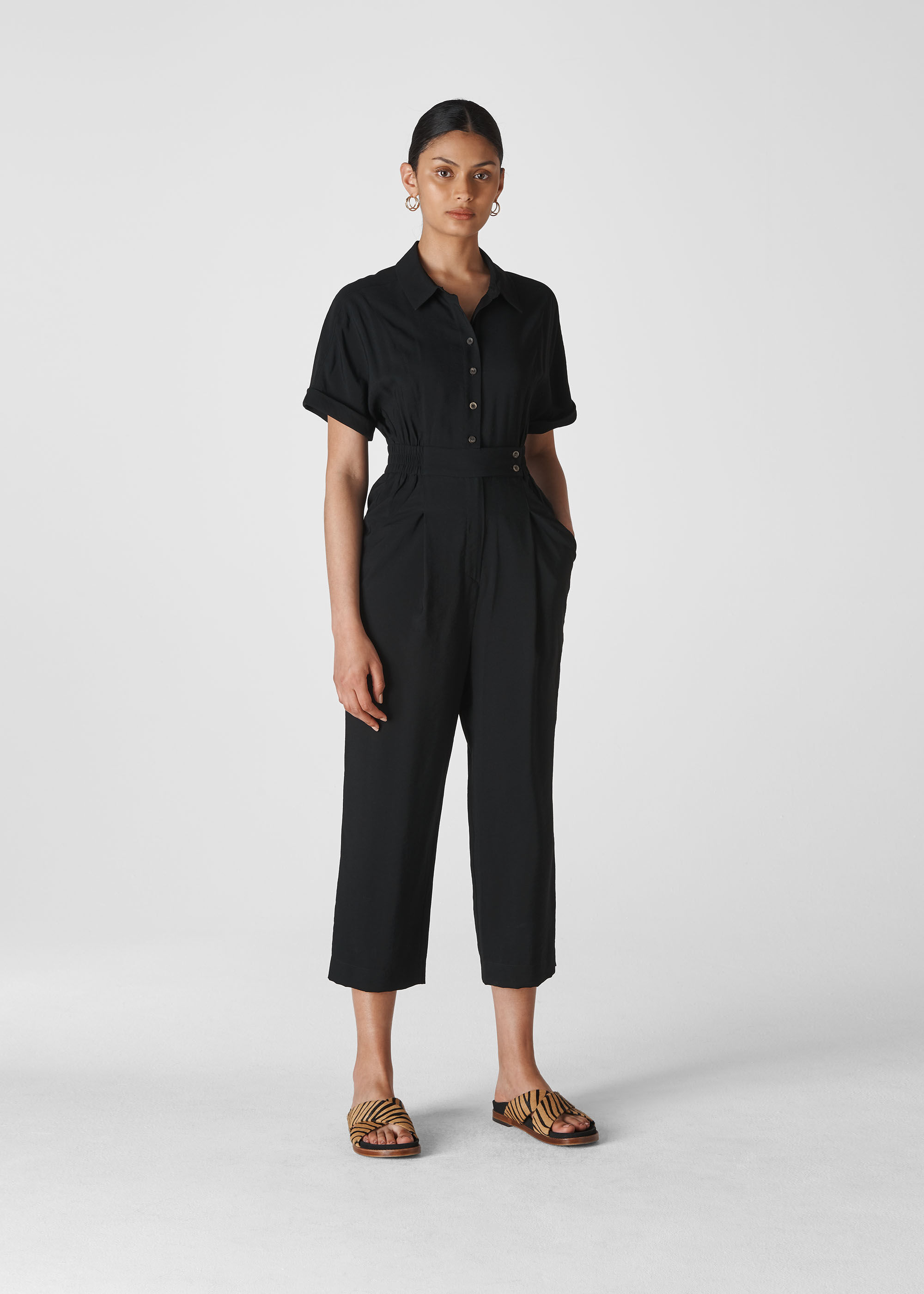 Whistles edelweiss hot sale button jumpsuit