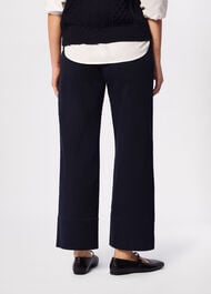 Wide Leg Casual Cotton Trouser