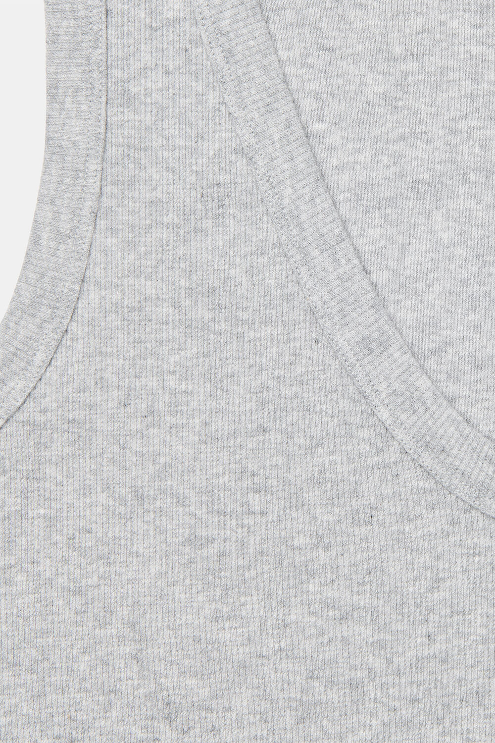 Grey Marl Ellis V Neck Jersey Vest