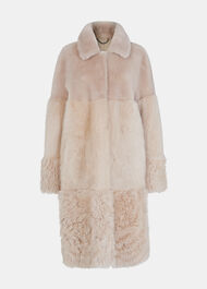 Cossma Shearling Longline Coat