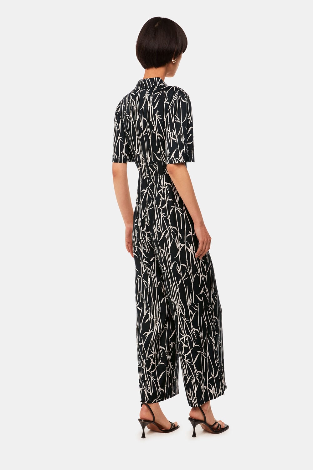 Black Bamboo Shoots Edina Jumpsuit