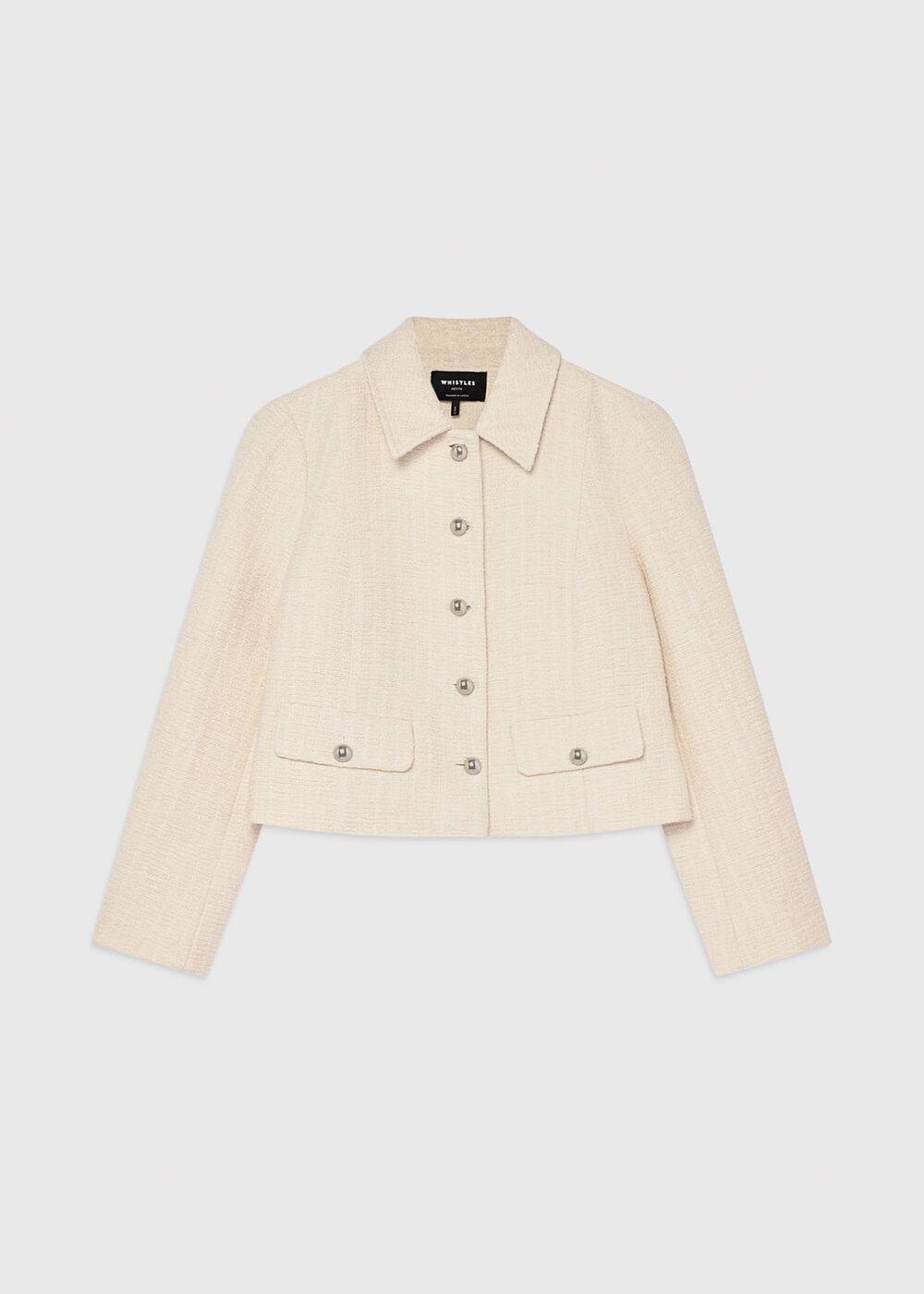 Petite Cropped Boucle Jacket