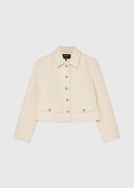 Petite Cropped Boucle Jacket