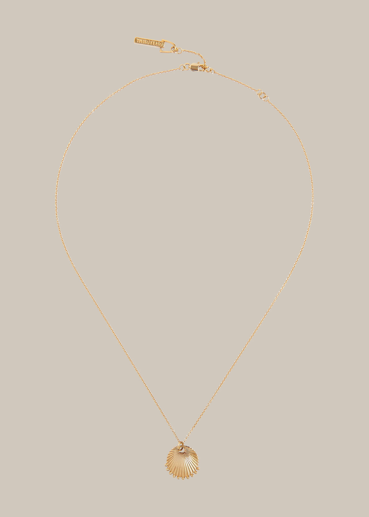 Sunray Pendant Necklace Gold/Multi