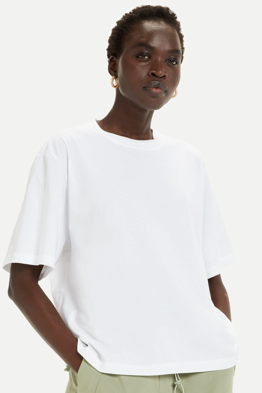 White Relaxed Tee