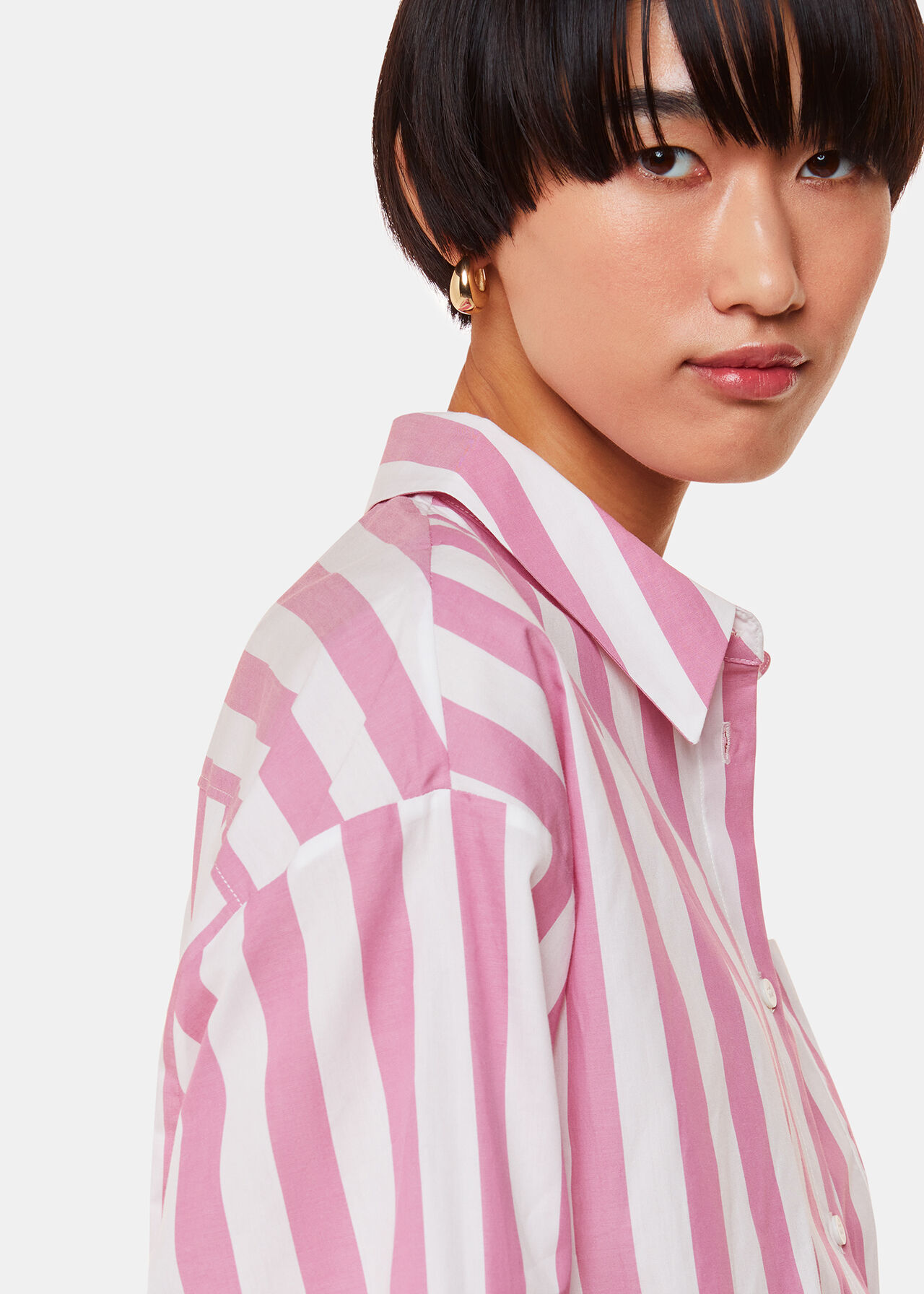 Stripe Oversize Shirt